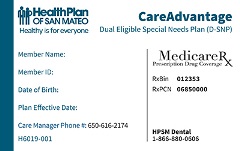 CareAdvantge ID Card