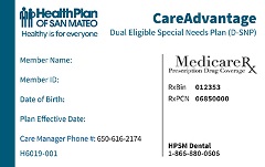 CA ID Card CareAdvantge ID Card